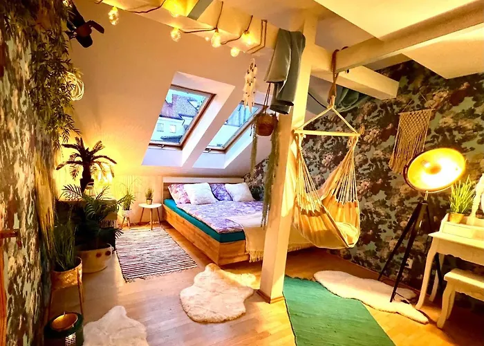 Duplex 2 With Quiet Terrace On Wenceslas Square * プラハ