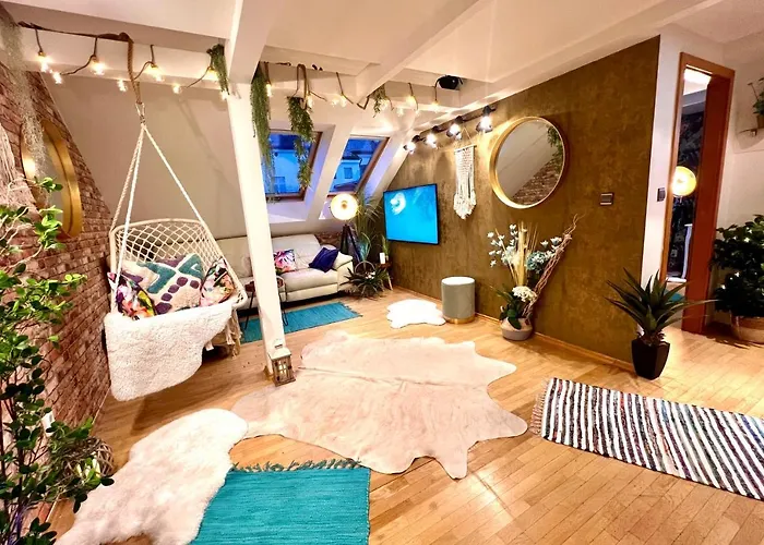 Duplex 2 With Quiet Terrace On Wenceslas Square アパート